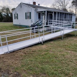 Gordonsville, VA Wheelchair Ramp Installation Project Gallery - Wheelchair Ramp Installation Gordonsville Va 1